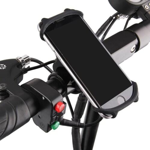 Bike Phone Mount Mobile Cellphone Holder Universal Cradle For All Bicycle Handlebars For IPhone 8/7/6/5 Samsung Series