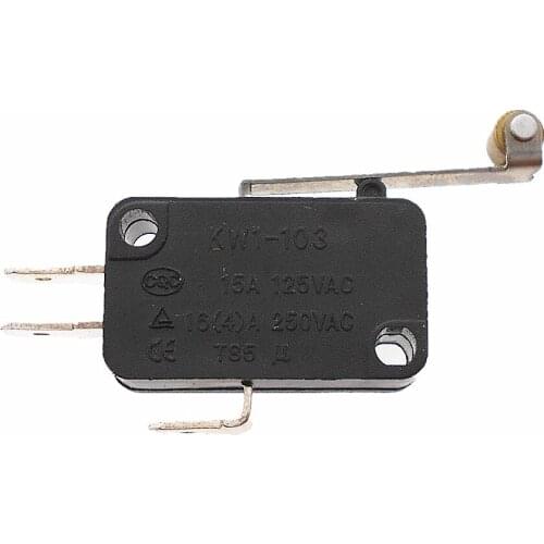 DuoWeiSi 3D Printer Parts KW1-103-7 Large micro switch Travel switch KW1-103-7 With metal wheel long handle Limit switch
