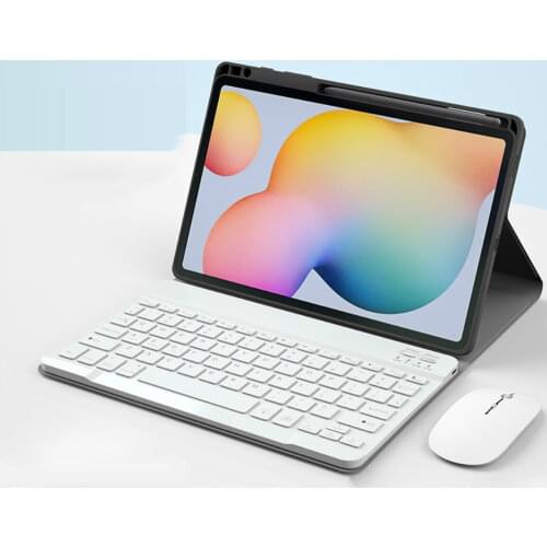 For Galaxy Tab S6 10.5 Bluetooth Keyboard Tablet Keyboard For Galaxy Tab S6 Lite 10.4 Bluetooth Keyboard Case For Galaxy S6