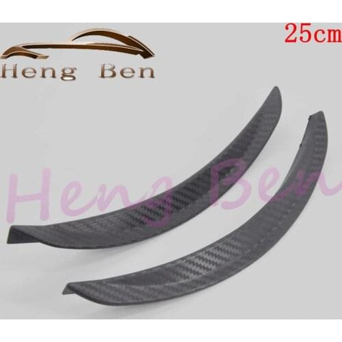 HB 2Pcs/set Carbon Fibre Style Fender Flares Universal Arch Wheel Eyebrows Protect Ant-Scratch roadlo 25CM 33CM