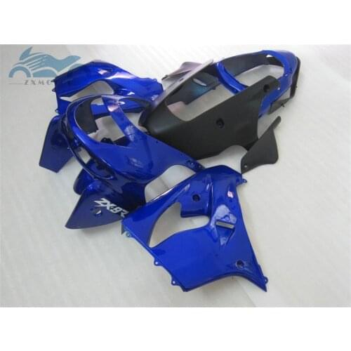 ABS plastic fairings kits for Kawasaki Ninja ZX9R 1998 1999 motorcycle fairing kit ZX 9R 98 99 dark blue road racing body parts