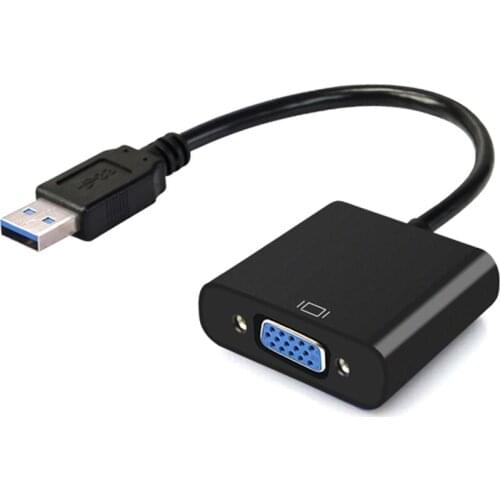 Usb To Vga Converter Usb To Vga Usb3 0 To Vga Usb To Vga Extension Cable Plug and Play USB3.0 Interface