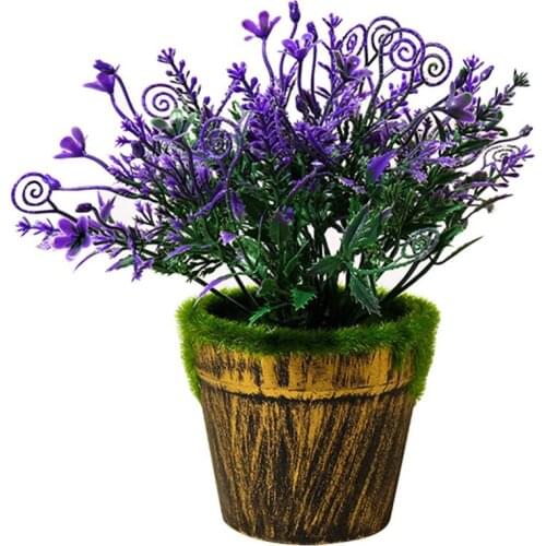 Artificial Small Grass Fake Plants Pot Greenery Bonsai Potted Ornaments Home Office Hotel Garden Furniture Desktop Decor Hot sal