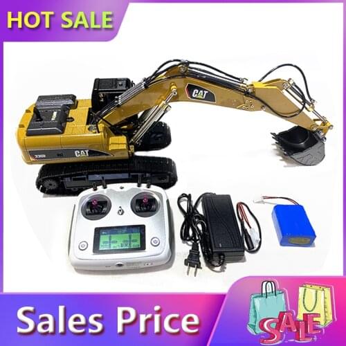Full Metal 1/18RC Remote Control Hydraulic Excavator Model Empty Machine Modification Simulation Engineering Vehicle