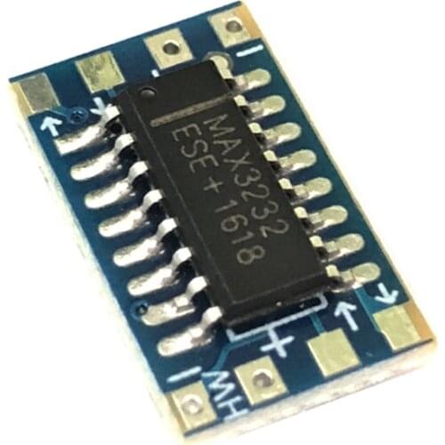 5PCS Mini RS232 to TTL level conversion module MAX3232 small board serial level conversion MCU