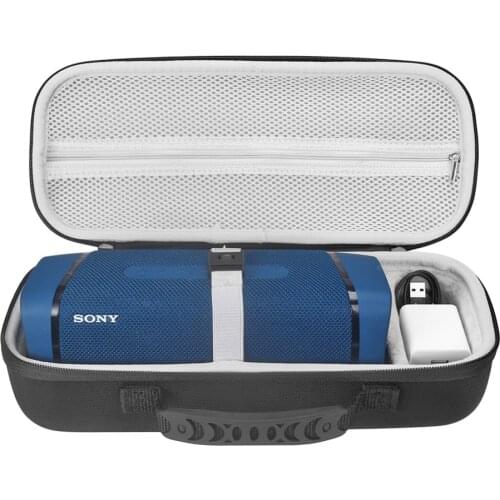 Newest EVA Shockproof Hard Cover Protective Box Case for Sony SRS-XB33 Extra BASS Wireless Bluetooth Speaker and Accessories