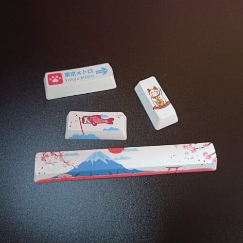 Custom Keyboard Keycaps PBT 6.25U Spacebar Shift Enter Enter OEM Profile 4 Keys