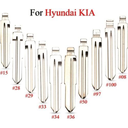 Kutery Folding Remote Car Key Blade For Kia For Hyundai Tucson Accent Getz Matri Sonata HYN14R KD Car Key Blade Replacement