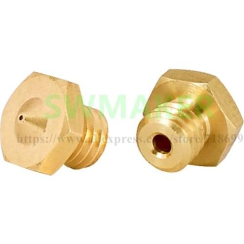 2 IN 1 OUT Multi Color Cyclops Nozzle E3D Mixed Color Brass Nozzle for 1.75mm 3D Printer Extruder Hotend