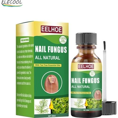 ELECOOL Nail Fungal Treatment Care Essence Nail Foot Whitening Nails Fungus Removal Gel Anti Infection Paronychia Onychomycosis