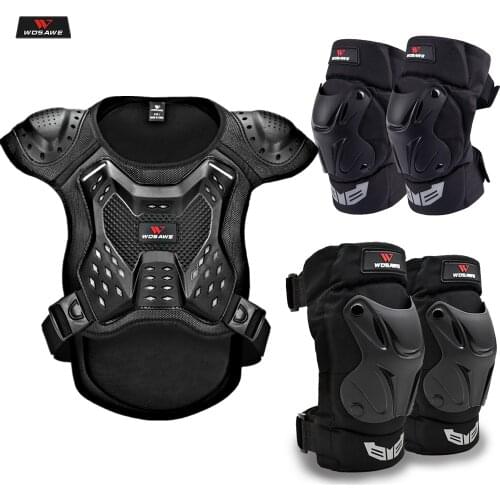 WOSAWE Adults Motorcycle Armor Vest Racing Chest Protector Cycling Motocross Off-Road Ski Body Protective Snowboarding Jackets