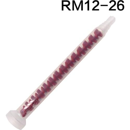 10pcs RM12-26 Dynamic Mixing Tube RM12-16AB Mixed Rubber Tube Spiral Core Red and Green