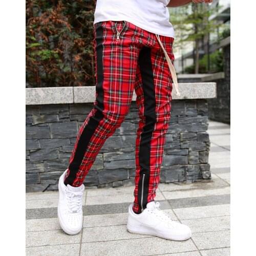 2021Sports pants for men with zipper pockets for training and joggers pants, soccer jersey and fitness, no