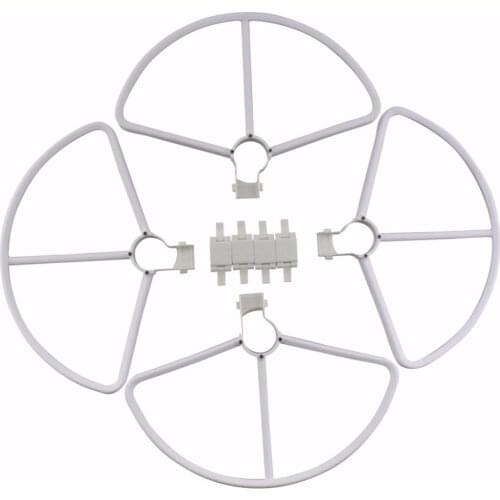 4PCS quick release protective cover for Hubsan Zino H117S aerial four-axis aircraft accessories protection ring white