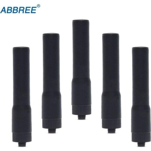 5PCS ST20 Dual Band SMA-Female/SMA-Male /BNC 144MHz/430MHz Soft Antenna for Yaesu BAOFENG Wonxun Walkie Talkie SF20 ST-20
