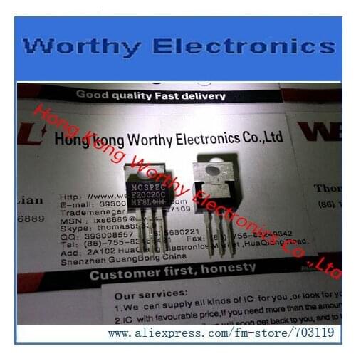 Free shipping 10PCS/LOT F20C20C F20C20 20C20C TO-220