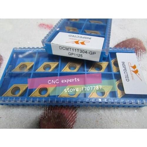 Free Shipping carbide inserts DCMT11T304-GP/DCMT11T308-GP Suitable for SDJCR Series Turning Facing External Lathe Tool