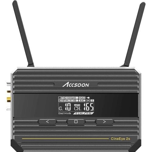 Accsoon CineEye2S Wireless Video Transmitter Receiver 150M Camera Control for 4 Receiver HDMI SDI Transmission For Phone iPad