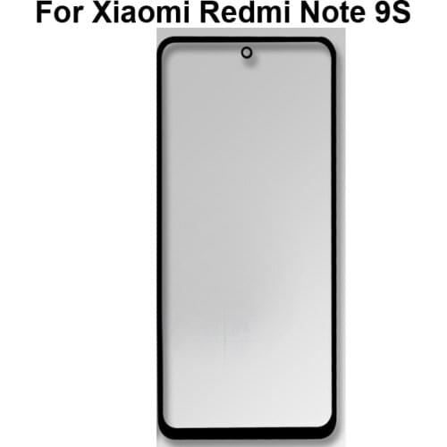 For Xiaomi Redmi Note 9S Front Outer Glass Lens Repair Touch Screen Outer Glass without Flex cable For Xiaomi Red mi Note 9 S