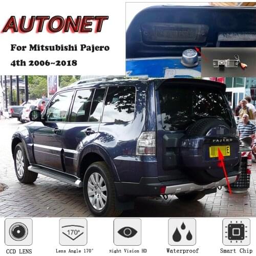 AUTONET Backup Rear View camera For Mitsubishi Pajero 4th 2006~2018 CCD/Night Vision/parking Camera