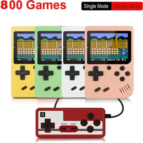 800 IN 1 Retro Video Game Console Handheld Game Portable Pocket Game Console Mini Handheld Player for Kids Gift