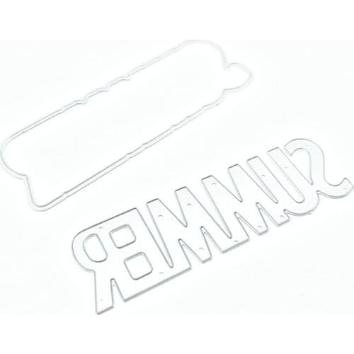 Summer Metal Cutting Dies Stencil Scrapbooking DIY Album Stamp Paper Card Mold Embossing Decoration Craft