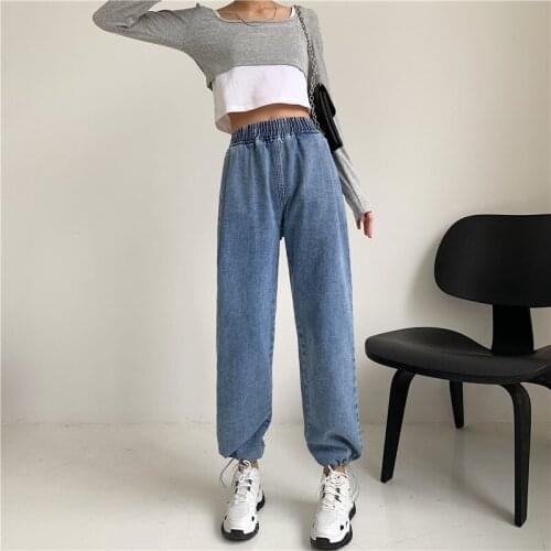 LINGAO Women's Denim Capri Pants