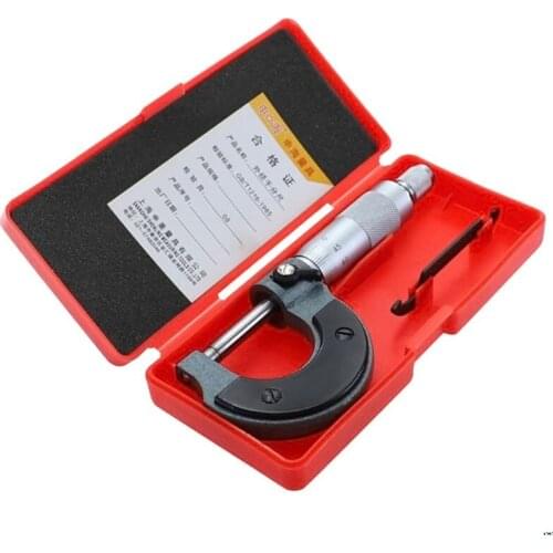Micrometer 25-50/50-75/75-100mm Metric Carbide Gauge Standards Caliper