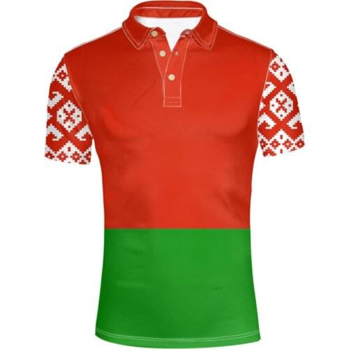 BELARUS youth custom made name number print photo gray blr country Polo shirt by diy russian nation flag Belarusian clothing