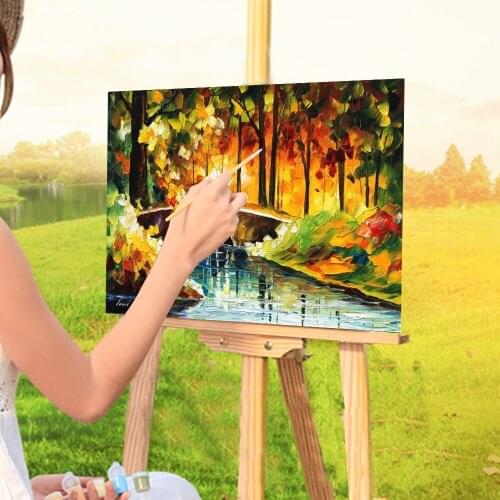 Bridge Over The Life Coloring By Numbers Painting Kit Acrylic Paints 40*50 Canvas Painting New Design For Adults Handiwork
