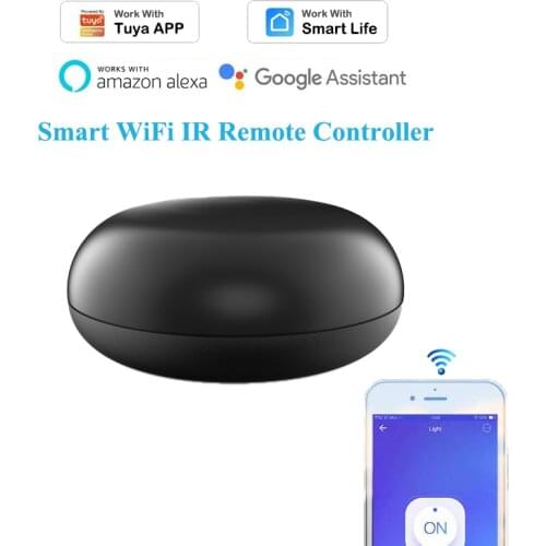 NEW Smart WiFi IR Remote Controller,Work with Tuya Smart Life APP Wireless Remote Control Alexa Google Home,Air Conditioner TV