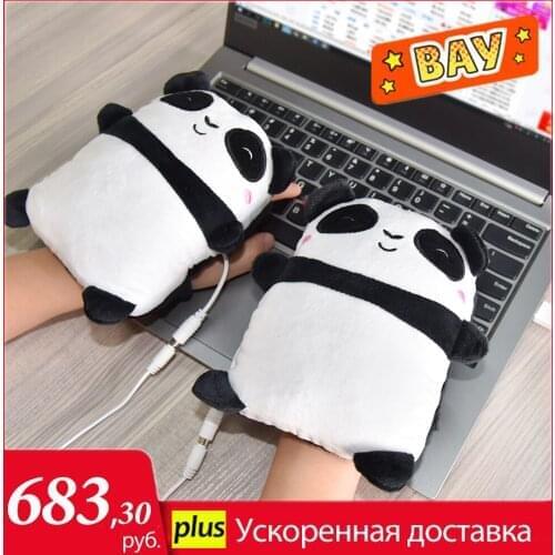Winter Warm Gloves Usb Heating Gloves Hand Warmers Half Heated Fingerless Heating Hands Warmer Mittens Glove Women