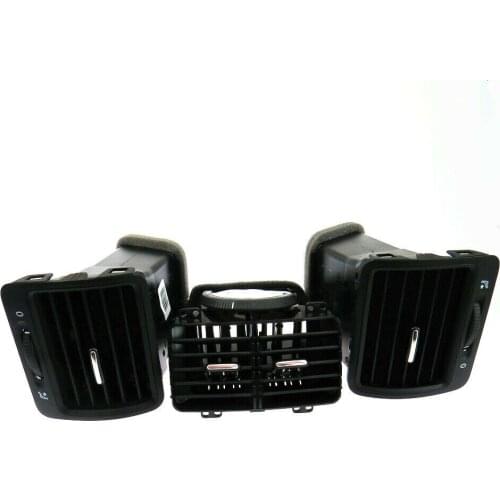 Front Rear Dashboard Cold Air Conditionin Outlet Vent Kit Black for VW Jetta Golf MK5 Rabbit 1K0 819 203 1KD819703 1K0 819 704