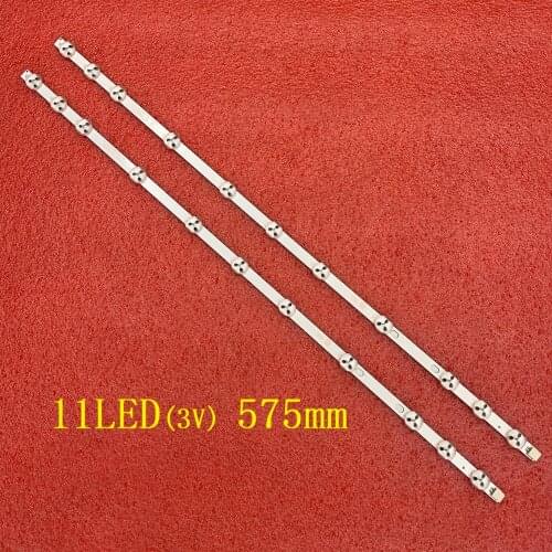 2 PCS 11LED LED backlight strip for 32HE1000 VESTEL VES315WNDS-01 32HXC01U 32D1333DB VES315WNDL-01 32HXC01U 32W1333DB L32SHE17