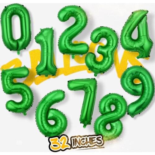 1pc Globos Birthday Balloon Decoration Rose Gold Birthday Numbers Foil Balloons Set Party Banner Kids Supplies