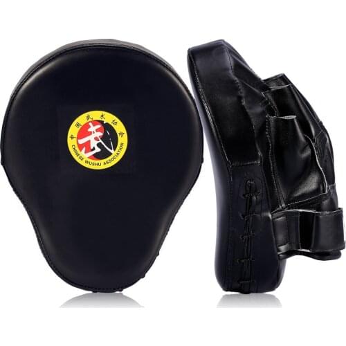 High Quality PU Halfs Finger In Thumb Thick Padding Boxing Hand Targets Punching Bag Fit For Train Muay Thai Kick-Boxing