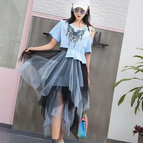 Luxury Diamond Appliques Ball Gown Dress 2020 New Summer One-Shoulder Streetwear Dresses Custom Female Clothing vestido de novia