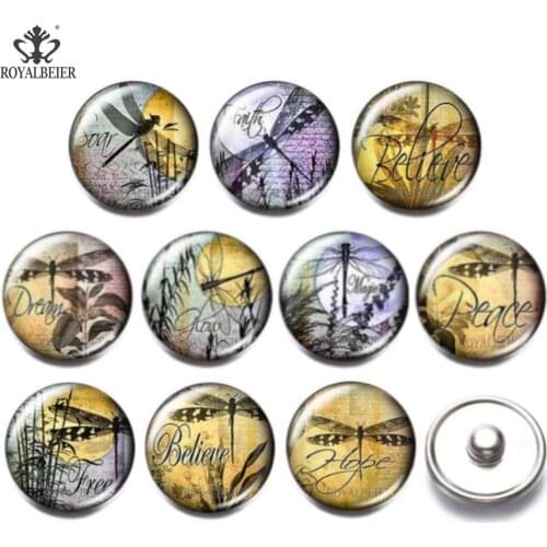 18mm 10pcs/lot DIY Photo Glass Snap Jewelry Glass Tops Snap Cuffs Snap Button Bracelet Jewelry Custom Wholesale