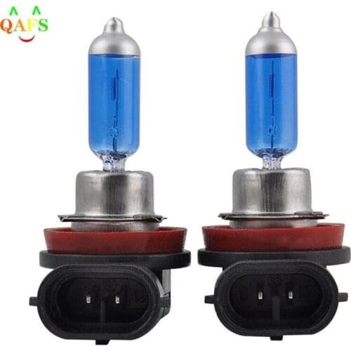 2pcs/lot H11 12V 6000K Car Lamp Light Lamp 55W Head Light Bulb White Light Car Styling Universal SHIDWJ