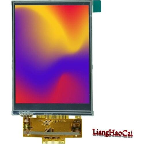 3.2 inch TFT LCD screen Resistance touch panel SPI module PCB 14 pin adapter 320x240 ILI9341 0.8mm pin spacing 4 wire serial