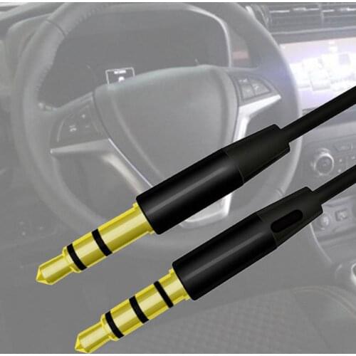 120cm Audio Jack 3.5mm Aux Cable Jack Anti-oxidation Convenient PVC Audio Cable 3.5mm Jack for Car MP3 Headphone Speaker
