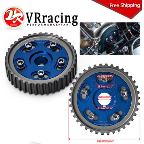 FREE SHIP FOR HONDA SOHC D15/D16 D-SERIES ENGINE Adjustable Cam Gear Alloy Timing Gear CAM PULLEY PULLYS GEAR 1PCS