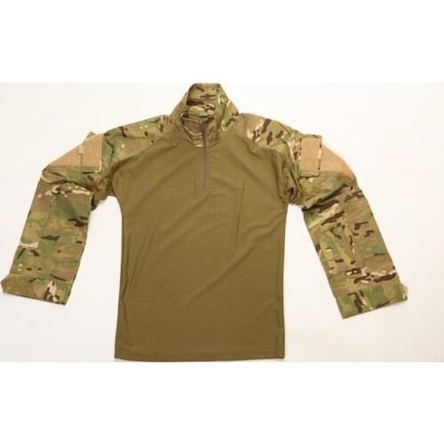 Combat shirt multicam cuffs adjustable by velcro soft air