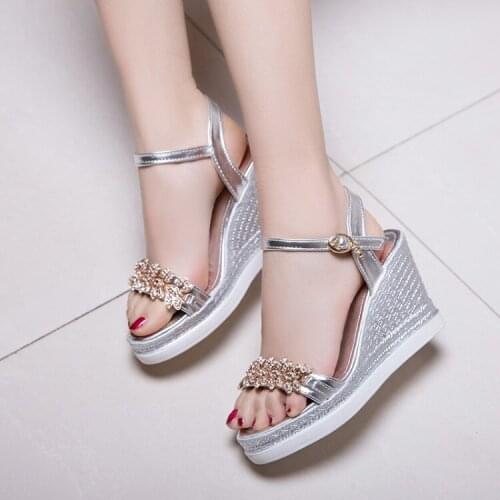 Big Size wedges shoes for women sandals women shoes woman ladies summer High heel sandals