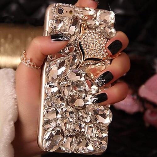Fox Rhinestone Case Bling Cover coque for iPhone 12 mini 11 Pro Max X XR XS Max 8 7 Plus 6 6S Plus Diamond Cases