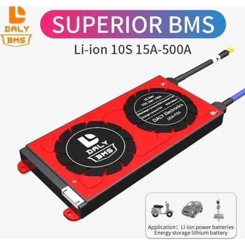 Daly BMS 10s Li-ion 15A 20A 30A 40A 50A 60A 80A 100A Common Port With Balance For Solar Energy