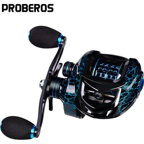 Aluminum Coil Baitcasting Reel 7.2:1 Magnetic Brake System Casting Fishing Reel 10kg Max Drag Carbon Fiber Wheel Pesca