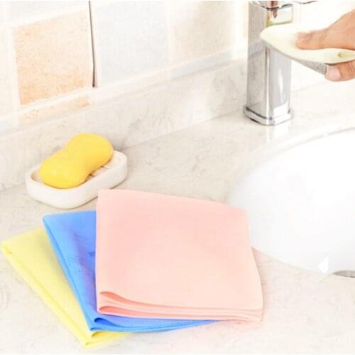 Soft Wash Towel Microfiber High Absorbent Wipes Magic Cloth Dry Towel Synthetic Chamois Leather Goods Auto Care Home Cleaning