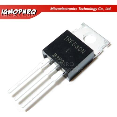 10PCS IRF530N IRF530 IRF530NPBF MOSFET MOSFT 100V 17A 90mOhm 24.7nC TO-220 new original