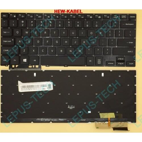 Original US Keyboard for SAMSUNG NP730U3L NP740U3L keyboard with backlight 9Z.NC4BN.A01 NSK-MTABN 01